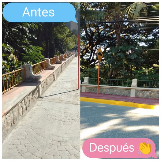 Mantenimiento y embellecimiento de nuestros espacios públicos en el municipio de Comendador