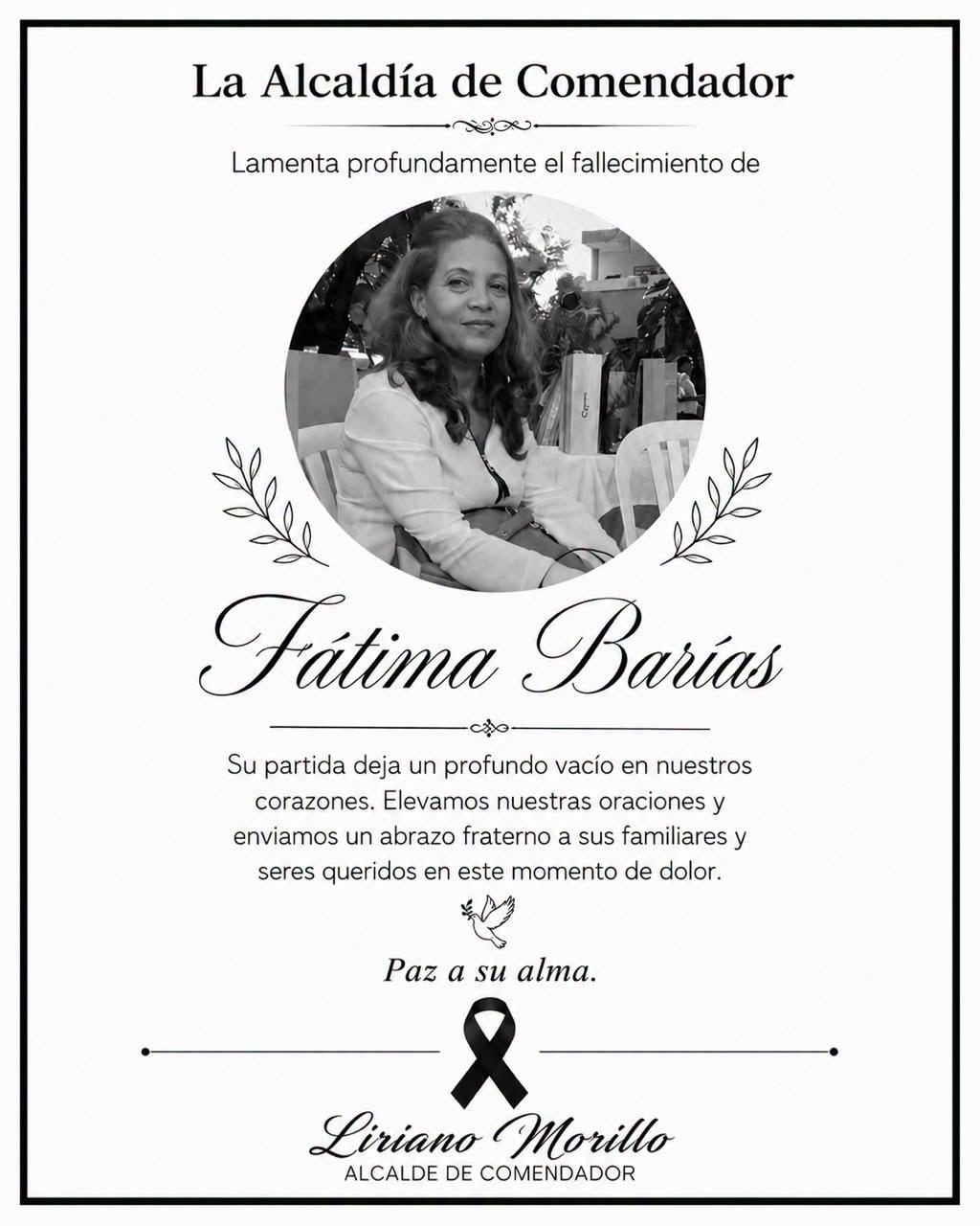 Paz a su alma.